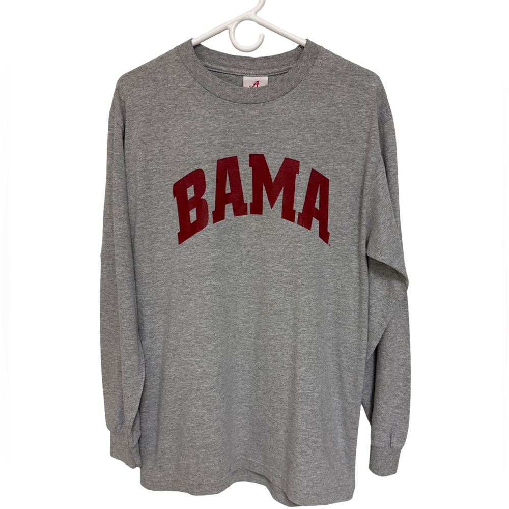 Alabama “BAMA” Long Sleeve Shirt Women’s Gray - Picture 1 of 6